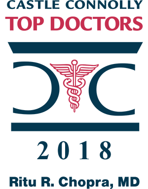 Dr Ritu Chopra Castle Connolly Top Doctor 2018 Award